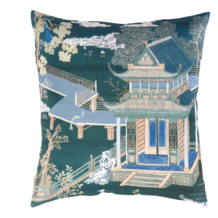 Turkish Fine Silk oriental Pillow 16"